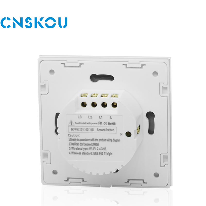 Home Automation Fireproof 2gang Smart Switch