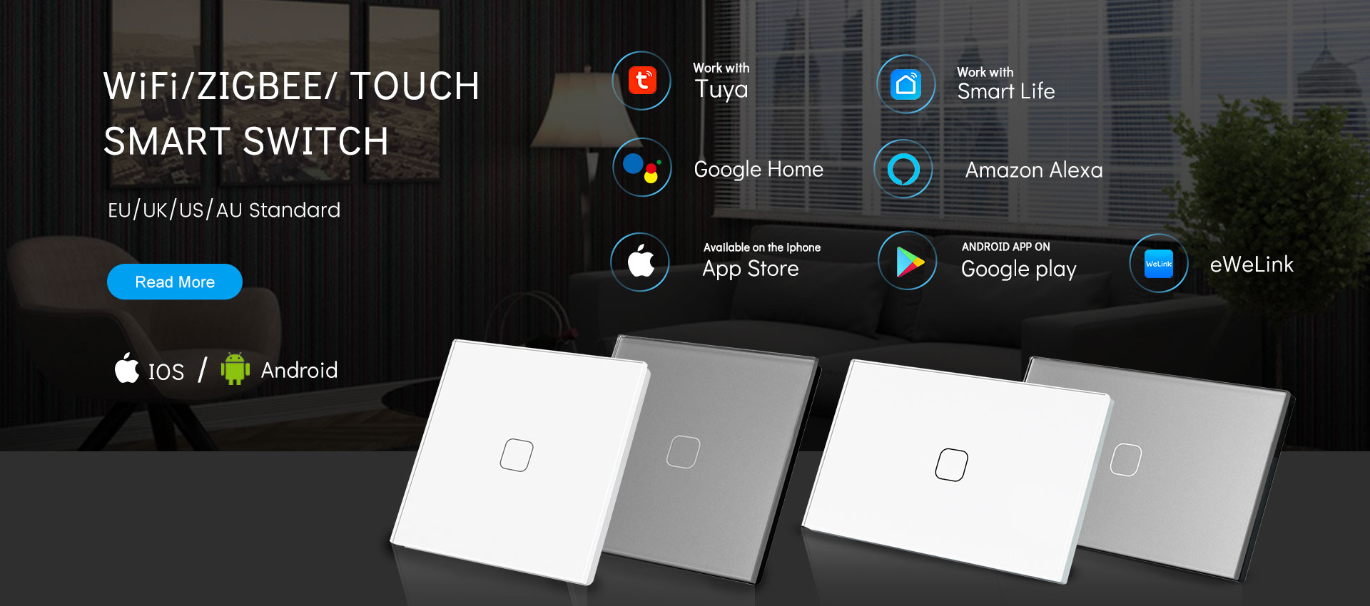 Dimmer Sensitive Touch Switch